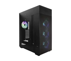 InWin Modfree Deluxe TG černá / E-ATX / 2x USB-A 3.2 / 1x USB-C 3.2 / bez zdroje / průhledná bočnice 