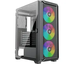 Xilence XILENT BLADE II X613 černá / ATX / 1x USB-A 2.0 / 1x USB-A 3,0 / 3x 120mm ARGB / bez zdroje / průhledná bočnice 