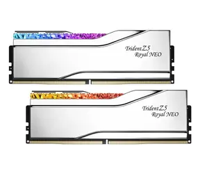 G.Skill Trident Z5 Royal NEO RGB 64GB (2x32GB) DDR5 6000MHz bílá / CL26 / DIMM / Non-ECC/ EXPO