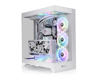 THERMALTAKE CTE E550 TG bílá / ATX / 2x USB-A 3.0 / 1x USB-C / bez zdroje / průhledná bočnice