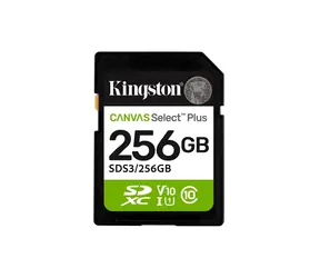 Kingston Canvas Select Plus SDXC 256GB / UHS-I V90 / U3 / Class 10