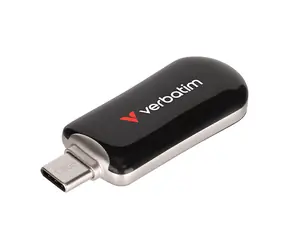 Verbatim Plectra 128GB černá / Flash Disk / USB-C 3.0 / až 100 MBs