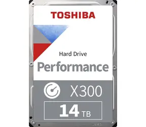 Toshiba X300 Performance 14TB / 3.5" / 7 200 rpm / 512MB cache / SATA III / CMR