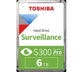 Toshiba S300 Pro 6TB / 3.5" / 7 200 rpm / 512MB cache / SATA III / CMR
