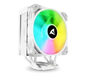 Sharkoon A50 RGB bílá / 1x 120mm / 230W TDP / 1800 RPM @ 30 dB / RGB / AMD + Intel