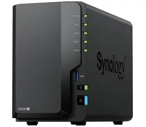 Synology DiskStation DS225+ / 2x HDD / Intel Celeron J4125@2.7GHz / 2GB RAM / 2x USB 3.2 / 1x GLAN / 1x2.5GLAN