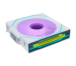 Lian Li UNI FAN SL-INF 120 ARGB PWM Wireless bílá / 120 mm ARGB / 29.2 dB @ 200-2300 RPM / 4-pin