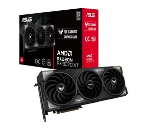 ASUS TUF RX 9070 XT Gaming / 16GB / 2540 MHz / 16GB GDDR6 / 256-bit / 1x HDMI + 3x DP / 850W (8+8+8)