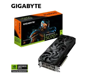 Gigabyte GeForce RTX 5070 Ti WINDFORCE SFF 16G / 2452MHz / 16GB GDDR7 / 256-bit / 1x HDMI + 3x DP / 750W (16)