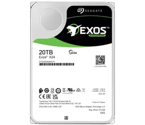Seagate Exos X24 20 TB SAS / HDD / 3.5" SAS 12Gbs / 7 200 rpm / 512MB cache 