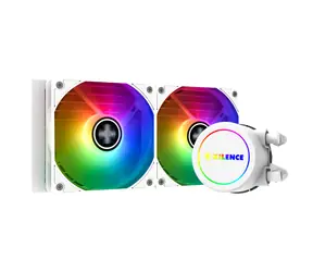 Xilence LiQuRizer LQ240.W.ARGB bílá / 2x 120mm / TDP 300W / 30.2 dB @ 1500 RPM / AMD + intel