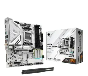 ASROCK B850M Steel Legend Wifi / AMD B850 / DDR5 / SATA III / USB 3.2 / 2.5GLAN / Wi-Fi 7 / sc.AM5 / mATX