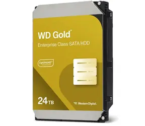 WD Gold WD242KRYZ 24TB / HDD / 3.5" SATA III / 7 200 RPM / 512MB cache / 5y