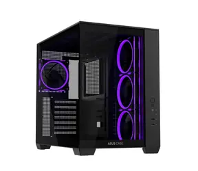 ASUS A32 PLUS TG černá / ATX / 2x USB 3.0 / 1x USB-C 3.2 / bez zdroje / průhledná bočnice 