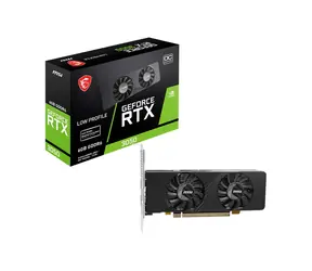 MSI RTX 3050 LP E 6G OC / 1492 MHz / 6GB GDDR6 / 96-bit / 2x HDMI + 1x DP / 70W