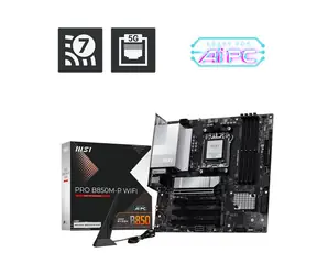MSI PRO B850M-P WIFI / B850 / 4x DDR5 / 1x 5GLAN / Wi-Fi 7 / mATX