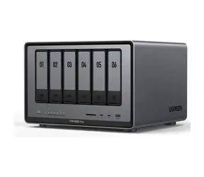 Ugreen NASync DXP6800 Pro / 6 slotů / HDMI / 2x Thunderbolt / 4x USB-A / RJ45