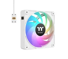 Thermaltake CT120 EX ARGB Sync PC Cooling Fan bílá / Hydraulic Bearing / 120mm / 28.5dB @ 2000rpm / 4 pin / 3ks 