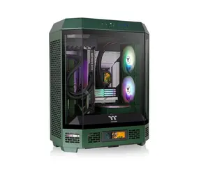 Thermaltake The Tower 600 zelená / ATX / 4x USB-A 3.2 / 1x USB-C 3.2 / 2x140mm / bez zdroje / průhledná bočnice 
