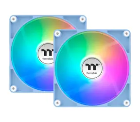 Thermaltake CT120 ARGB Sync PC Cooling Fan světle modrá / Hydraulic Bearing / 120mm / 25.8dB @ 2000rpm / 4 pin / 2ks 