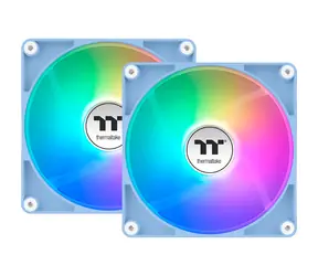 Thermaltake CT140 Reverse ARGB Sync PC Cooling Fan světle modrá / Hydraulic Bearing / 140mm / 32.8dB @ 1800rpm / 2ks 