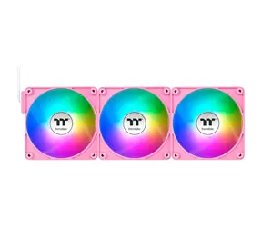 Thermaltake CT140 EX ARGB Sync PC Cooling Fan růžová / Hydraulic Bearing / 140mm / 30.7dB @ 1800rpm / 4 pin / 3ks