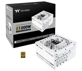 Thermaltake Toughpower GT 1200W bílá / ATX 3.1 / aktivní PFC / 80 PLUS Gold / modulární
