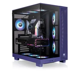Thermaltake View 380 XL TG ARGB fialová / ATX / 2x USB-A 3.2 / 1x USB-C / 4x120mm / bez zdroje / průhledná bočnice 