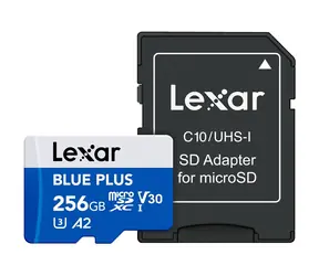 Lexar BLUE PLUS microSDHC/microSDXC 256GB / čtení: 160MBps / UHS-I / V30