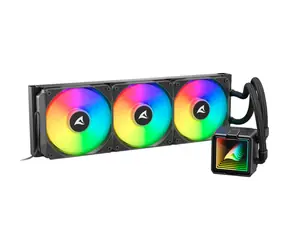 Sharkoon S100 ARGB černá / 3x 120mm / 35 dB @ 2200 RPM / 77.66 CFM / AMD + Intel