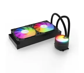 Valkyrie VK-AIOA240B černá / AIO vodní chladič CPU / 2x 120 mm / 32.8dB / AMD + Intel 