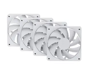 Hyte FA12 4ks Snow White / 120mm / 28 dB @ 1500 RPM / Fluid Dynamic Bearing / 72 CFM / 4-pin PWM