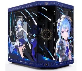 Hyte Y70 Suisei Edition / E-ATX / 2x USB-A 3.2 / 1x USB-C 3.2 / bez zdroje / průhledná bočnice / riser kabel