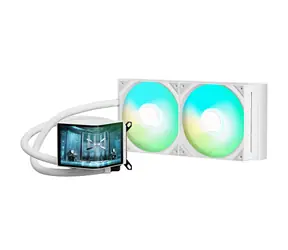 TRYX PANORAMA ARGB 280 bílá / AIO vodní chladič CPU / 2x 140 mm / 27.86dB / AMD + Intel 