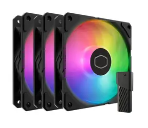 Cooler Master SickleFlow Edge 120 ARGB 3ks bílá / 120mm / Loop Dynamic Bearing / 32.8 dB @ 2500 RPM / 70.7 CFM / 4-Pin