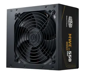 Cooler Master MWE BRONZE 550 V3 230V (ATX 3.1) černá / ATX / 550W / aktivní PFC / 120mm / 80 PLUS Bronze