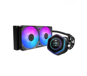 Cooler Master MasterLiquid 240 Atmos II LCD černá / 2x 120mm / LDB / 36 dB @ 2500 RPM / 141.4 CFM / AMD + Intel