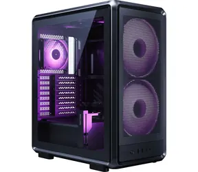 Cooler Master Masterframe 500 Mesh ARGB černá / SSI-CEB / 2x USB-A 3.2 / 1x USB-C 3.2 / 2x 200mm / 1x 120mm / bez zdroje