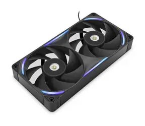 NZXT F240X černá / 2x 120mm / Fluid Dynamic Bearing / 41 dB @ 2300 RPM / 75.5 CFM / 4-Pin PWM + 4-Pin RGB