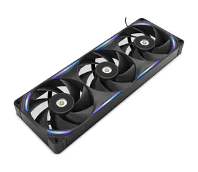 NZXT F360X černá / 3x 120mm / Fluid Dynamic Bearing / 41 dB @ 2300 RPM / 104 CFM / 4-pin PWM + 4-Pin RGB
