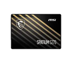 MSI Spatium S270 960GB / 2.5" / SATA III / 3D NAND flash / R: 500MBps / W: 450MBps / MTBF: 1.5mh 