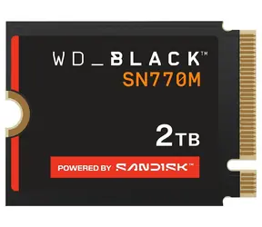 WD Black SN770M 2TB / M.2 SSD 2230 / NVMe PCIe 4.0 x4 / TLC / čtení:5150MBs / zápis:4850MBs / 5y