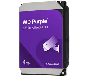 WD Purple WD44PURZ 4 TB / HDD / 3.5" SATA III / 5400RPM / 128MB cache / 3y 