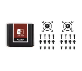 Noctua NA-FG1-4 Sx2 (2ks) černá / Mřížka pro ventilátor / 40 mm