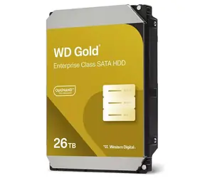 WD GOLD WD261KRYZ 26 TB / HDD / 3.5" / SATA 6Gbs / 7200RPM / 512MB cashe / 5y