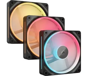 Corsair iCUE Link LX120-R RGB 3ks černá / 120mm / Reverse / Hydraulic bearing / 400-2400 RPM / 37.7 dB