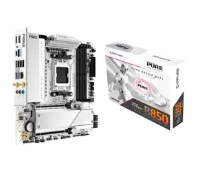 Sapphire PURE B850M WIFI / B850 / 4x DDR5 / PCIex16 / 1x 2.5GLAN / mATX