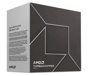 AMD RYZEN Threadripper PRO 7965WX @ 4.2GHz / Turbo 5.3GHz / 24C48T / L1 1.5MB L2 24MB L3 128MB / sTR5 / Zen 4 / 350W