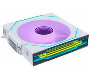 Rozbaleno - Lian Li UNI FAN SL-INF 120 ARGB Wireless Reverse Blade PWM bílá / 120 mm ARGB / 32.2 dB @ 0-2300 RPM / 4-pin / rozbaleno