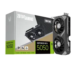 ZOTAC GAMING GeForce RTX 5050 Twin Edge 8GB / 2317-2572GHz / 8192 MB GDDR6 / 128bit / 1x HDMI + 3x DP / 550W (8)